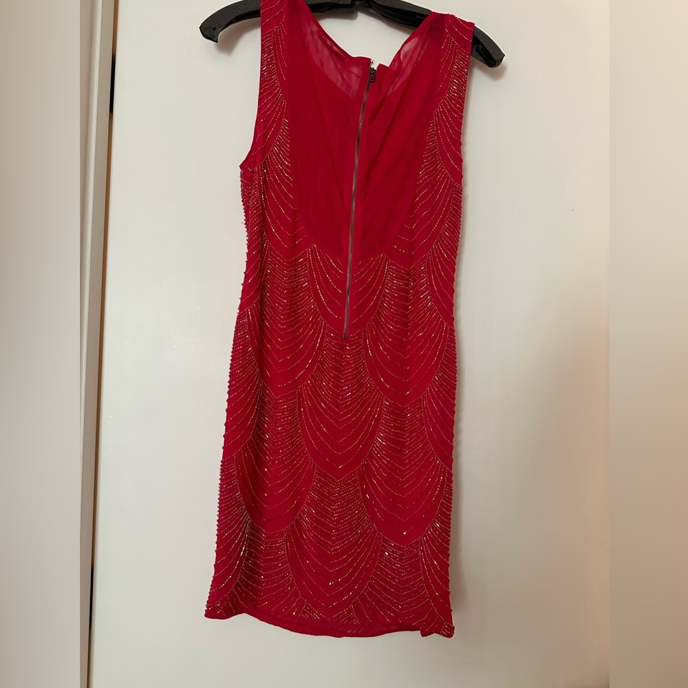 Alice + Olivia Chiffon Sequenced Dress